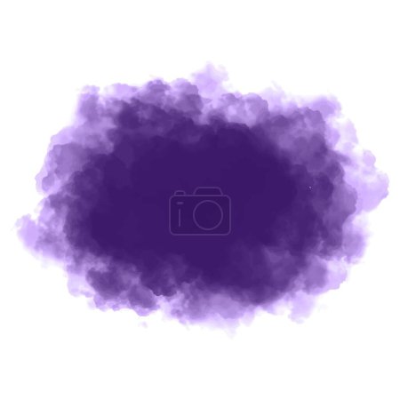 Illustration for Abstract purple splash watercolor background - Royalty Free Image