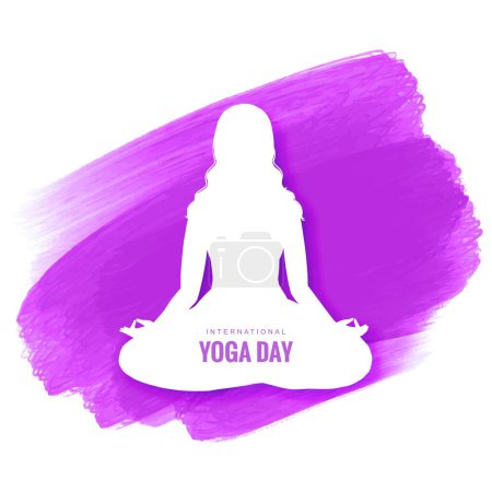 Internationaler Yoga-Tag der Frau beim Yoga vor dem Hintergrund der Feierlichkeiten