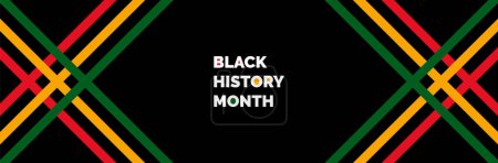 Photo for Black History Month color background. African American history month celebration. ACelebrated annually in February in the USA and Canada. black history month - Royalty Free Image