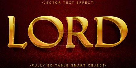 Golden Luxury Historic Lord Vector Fully Editable Smart Object T
