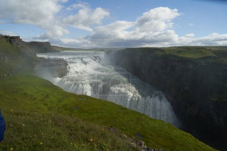 Photo for Gulfoss waterfall in Iceland in full flow - Royalty Free Image