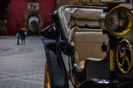 Photo for Horse carriage in seville andalusia, spain - Royalty Free Image