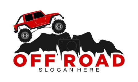 Off road vehicle vector logo