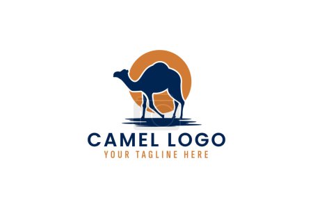 Illustration for Camel logo vector icon illustration - Royalty Free Image