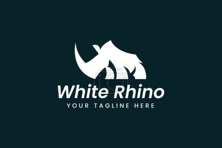 rhino logo vektor symbol illustration