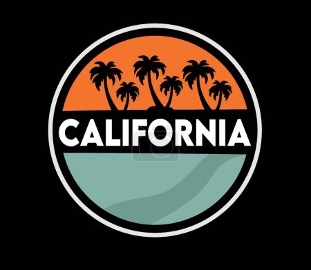 Téléchargez les illustrations : Californie état avec fond noir - en licence libre de droit