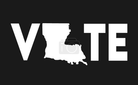 Téléchargez les illustrations : Louisiane vote Etats-Unis - en licence libre de droit