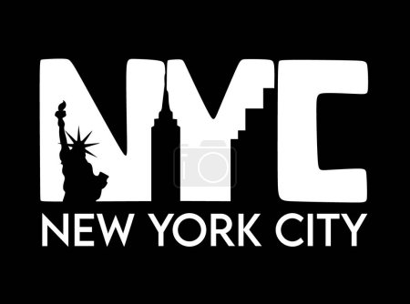 Ilustración de Nueva York Estados Unidos de América - Imagen libre de derechos