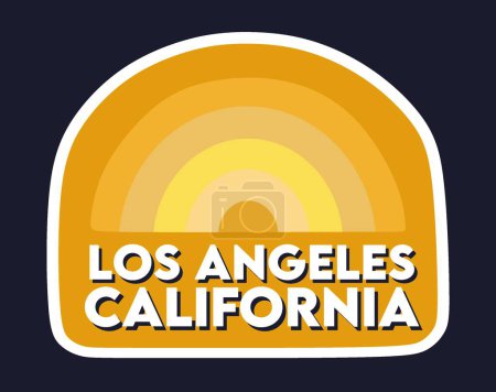 Illustration for Los angeles california united states - Royalty Free Image