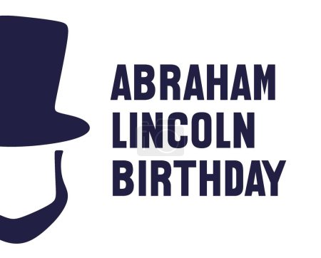 Téléchargez les illustrations : Abraham Lincoln Anniversaire 12 février - en licence libre de droit