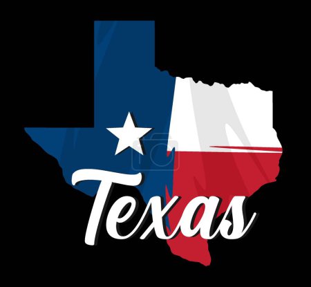 Téléchargez les illustrations : Texas State États-Unis d'Amérique - en licence libre de droit