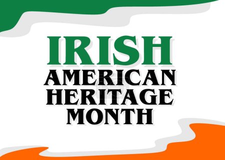 Illustration for Celebrating Irish American Heritage Month - Royalty Free Image