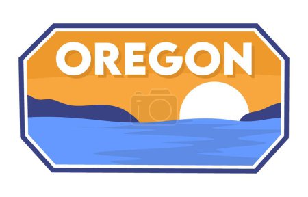 Téléchargez les illustrations : État de l'Oregon États-Unis d'Amérique - en licence libre de droit