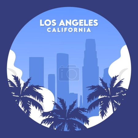 Illustration for Los angeles california united states of america - Royalty Free Image