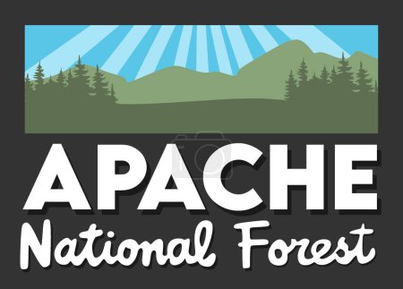 Apache National Forest États-Unis