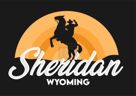 Téléchargez les illustrations : Sheridan Wyoming États-Unis d'Amérique - en licence libre de droit
