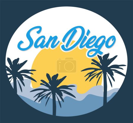 San Diego Kalifornien mit schönem Blick auf den Strand