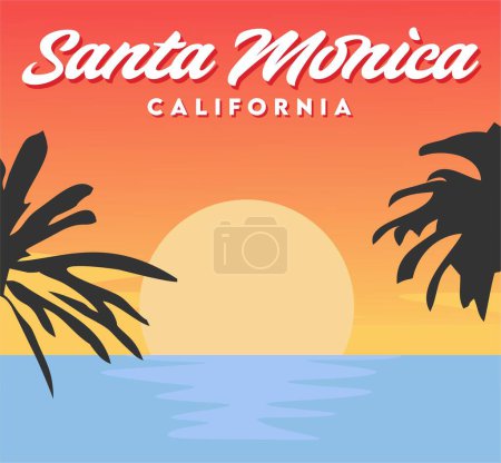 Santa Monica Beach California Vereinigte Staaten