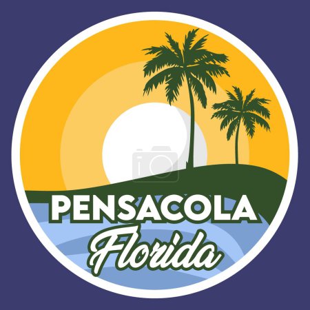 Plage de Pensacola en Floride avec de belles vues