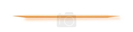 Illustration for Toothpicks Wooden , Bamboo Toothpick small sharp, Realistic wood. Vector illustration - Royalty Free Image
