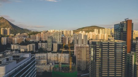 Photo for Trading, business and Industrial area at Ngau Tau Kok 4 Dec 2022 - Royalty Free Image