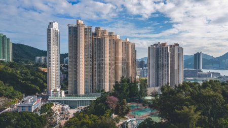 Photo for The Residential district area at Lam Tin 4 Dec 2022 - Royalty Free Image