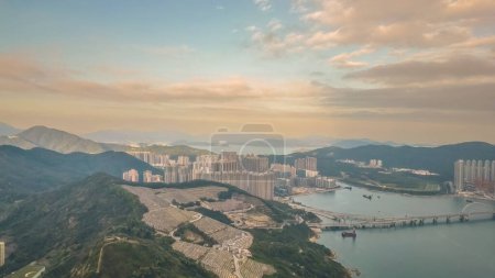 Photo for A cityscape of TKO Town, Hong Kong 7 Dec 2022 - Royalty Free Image