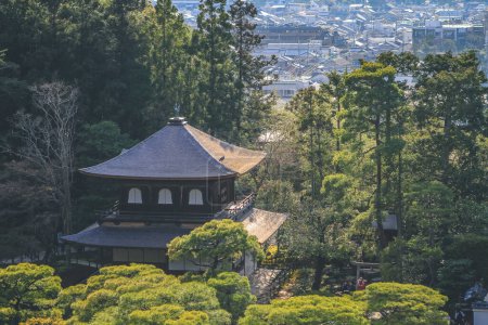Photo for The Ginkaku ji Temple Kannon Hall kyoto 12 April 2012 - Royalty Free Image