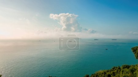 Photo for 14 Jan 2023 the landscape of Sulphur Channel, Hong Kong - Royalty Free Image