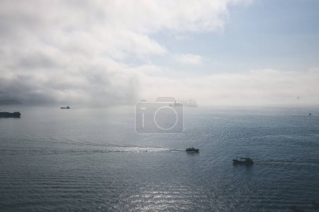 Photo for The landscape of Sulphur Channel, hong kong 14 Jan 2023 - Royalty Free Image