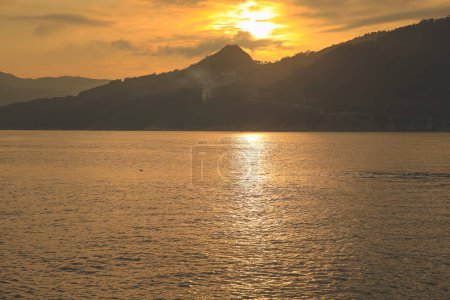 Photo for 17 Feb 2013 the sunset of Junk Bay, Tseung Kwan O bay - Royalty Free Image