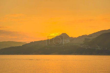 Photo for 17 Feb 2013 the sunset of Junk Bay, Tseung Kwan O bay - Royalty Free Image