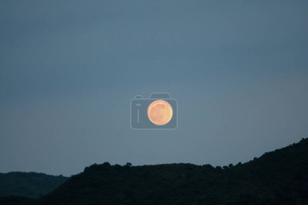 Téléchargez les photos : Full moon night, full moon in the sky - en image libre de droit
