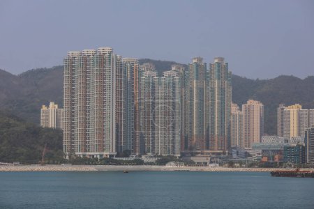 Téléchargez les photos : 3 mars 2023 le bâtiment des résidents à Tseung Kwan O, HK - en image libre de droit