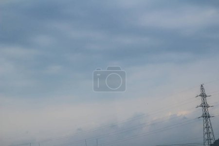 Photo for The Vertical shot of a Telecommunication tower - Royalty Free Image