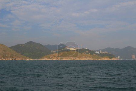 Photo for 13 Oct 2013 the landscape of East Lamma Channel, hong kong - Royalty Free Image