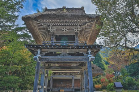 Photo for The Myozenji Temple at Shirakawa go Japan 1 Nov 2013 - Royalty Free Image