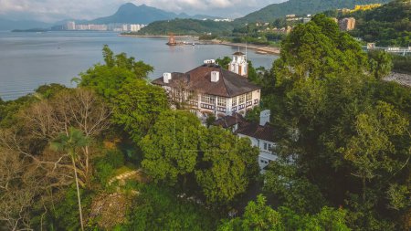Photo for May 21 2023 Island House is a historical building located in Yuen Chau Tsai, - Royalty Free Image