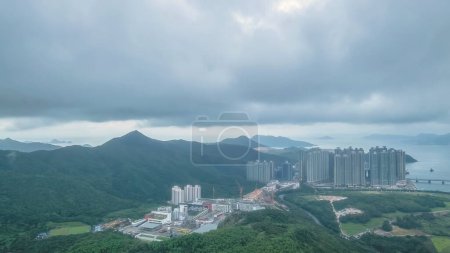 Photo for Embracing the Urban Skyline of Tseung Kwan O, May 29 2022 - Royalty Free Image