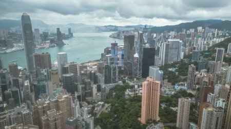 Foto de Los edificios modernos de oficinas en Hong Kong, 8 de junio de 2023 - Imagen libre de derechos