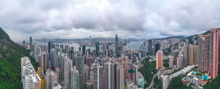 Foto de Los edificios modernos de oficinas en Hong Kong, 8 de junio de 2023 - Imagen libre de derechos