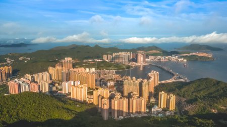 Photo for Tseung Kwan O: Exploring the Dynamic Cityscape of HK, may 11 2022 - Royalty Free Image