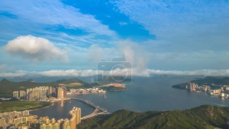 Photo for Tseung Kwan O: Exploring the Dynamic Cityscape of HK, may 11 2022 - Royalty Free Image