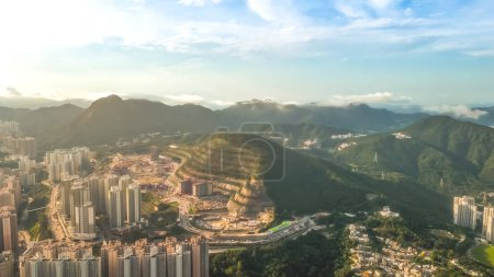 Photo for The Tai Sheung Tok view, hong kong, may 11 2022 - Royalty Free Image