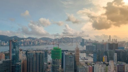 Photo for The old residential blocks at Kwun tong, HK June 21 2023 - Royalty Free Image