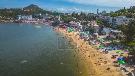 Téléchargez les photos : 22 juin 2023, un Stanley Main Beach Water au hong kong - en image libre de droit