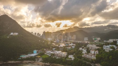 Téléchargez les photos : 22 juin 2023, quartier résidentiel de luxe à Shouson Hill, Hong Kong - en image libre de droit