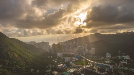 Téléchargez les photos : 22 juin 2023, quartier résidentiel de luxe à Shouson Hill, Hong Kong - en image libre de droit