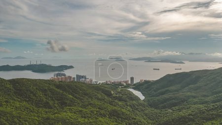 Téléchargez les photos : 26 juin 2023 le paysage du cyberport dans l'île de hong kong - en image libre de droit