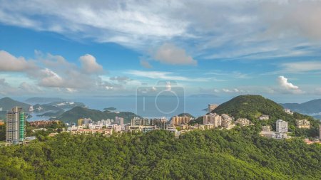 Photo for Luxury residential area in Peak, Hong Kong Island, June 26 2023 - Royalty Free Image